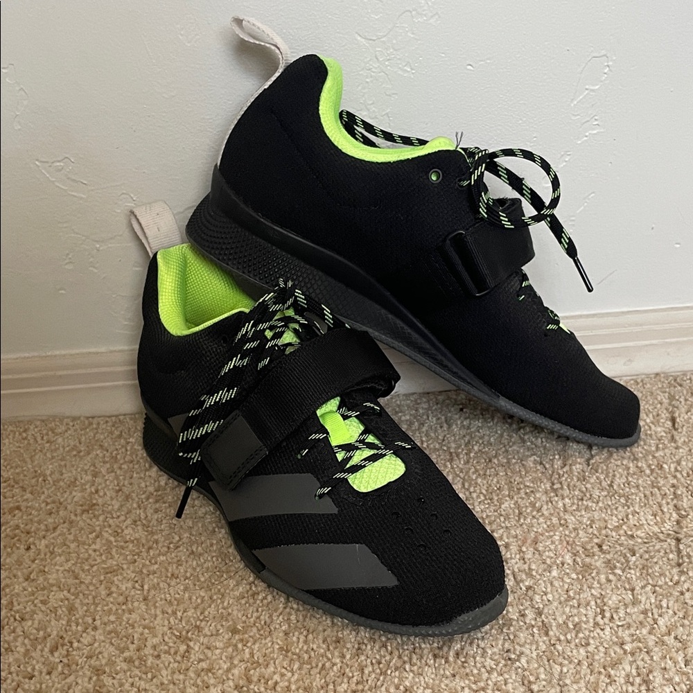 Adidas Adipower Weightlifting II in Black and Green